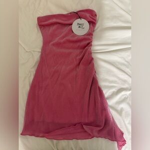 NWT Princess Polly Strapless Pink Dress